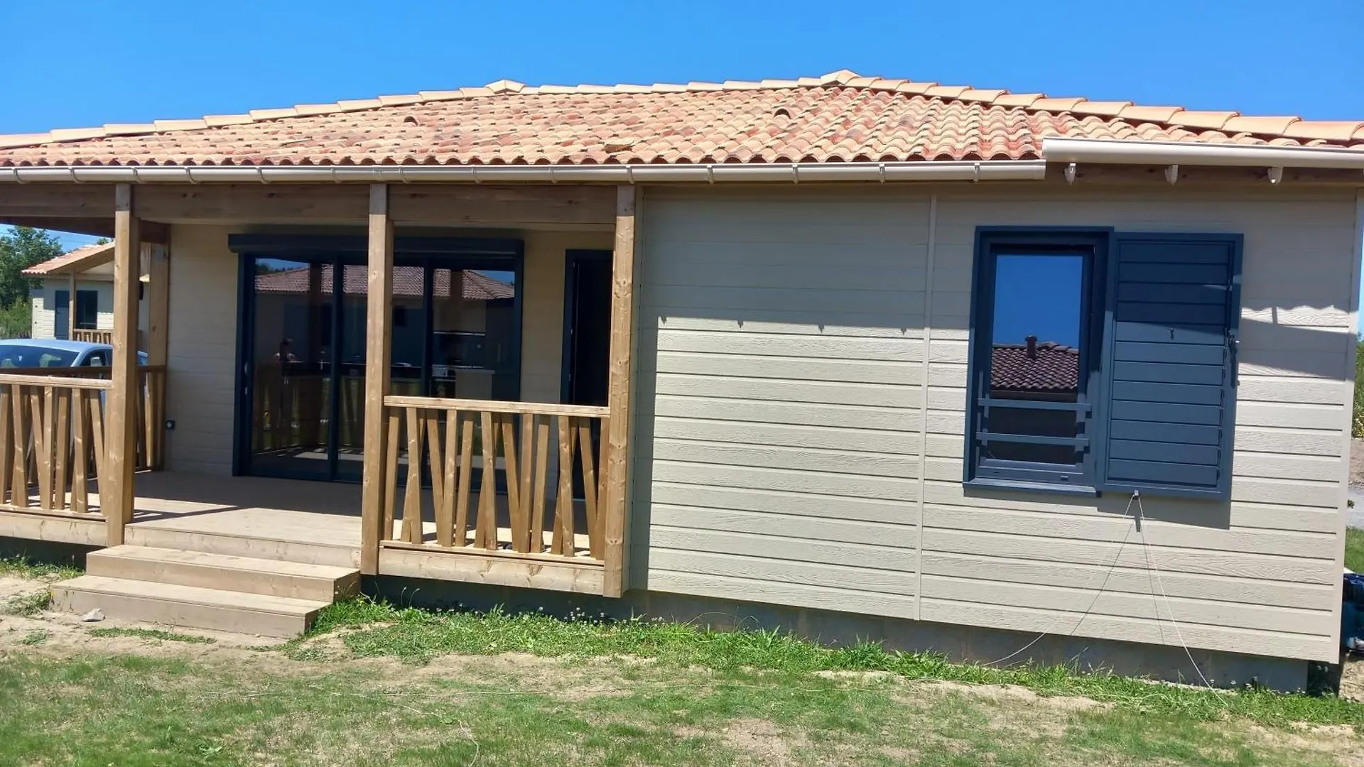 Chalet Dans Domaine Avec Piscine Marzan Campsite